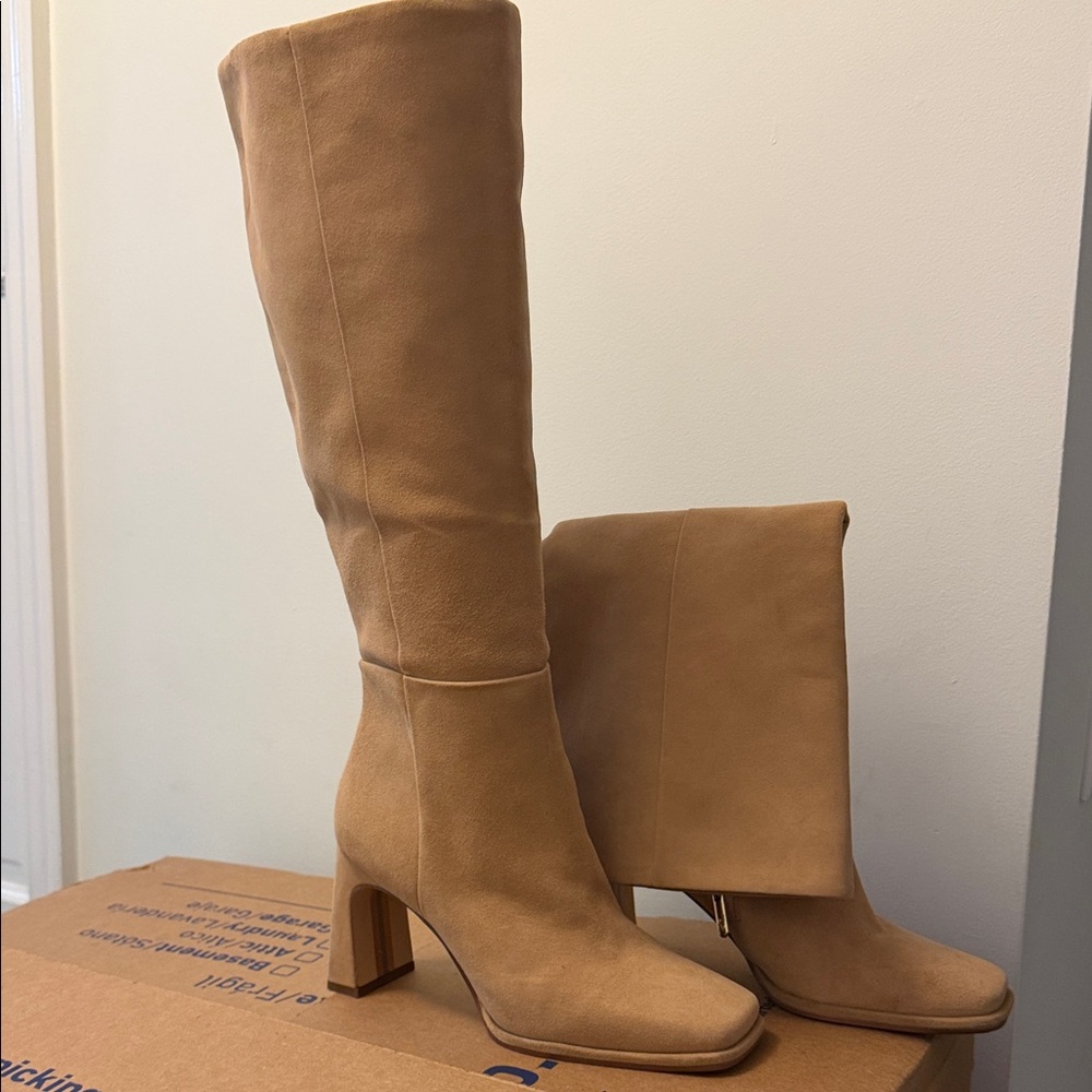 Sam Edelman Tan Heeled Boots